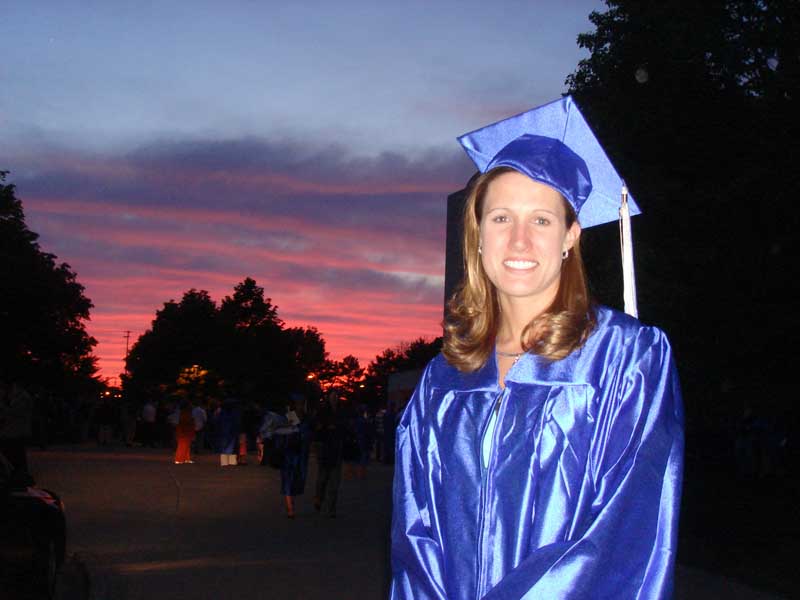 Amy Graduates From Lansing Community College; May 2010