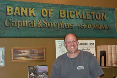 Bickleton Bank Display at Carousel Museum, 2013