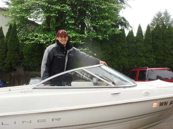 Adam at Long Lake, May 2010