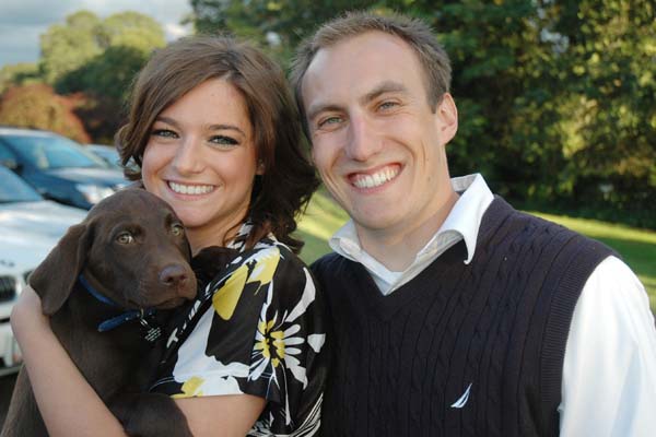 Adam, Hannah & Puppy; July 4, 2010