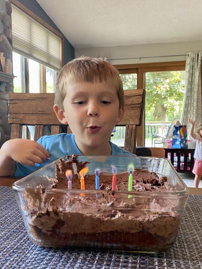 Hunter's Fifth Birthday, July 7, 2022