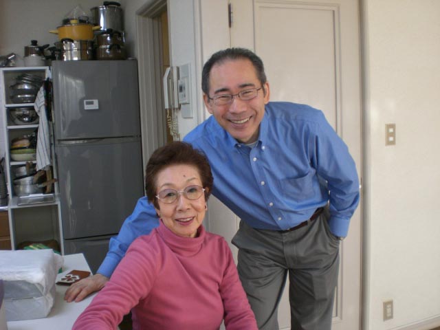 Akira and his mother, 2010