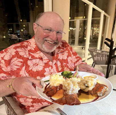 Three lobsters in Cabo