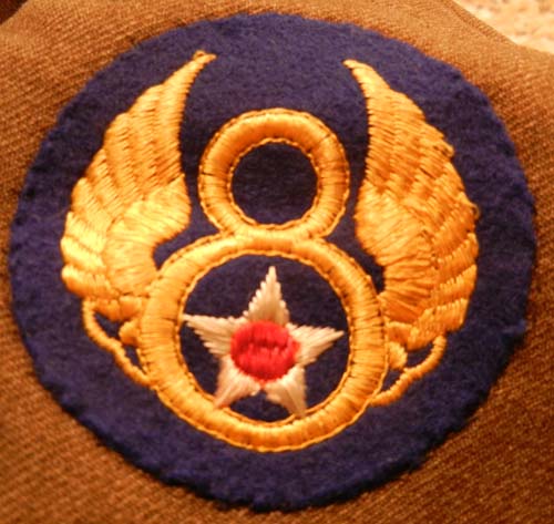 Eighth Air Force Patch From Ganders Uniform