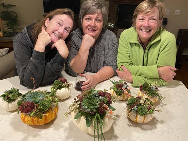 Maurine Gallup, Robin Ganders, and Nancy Spohn, Oct. 2024