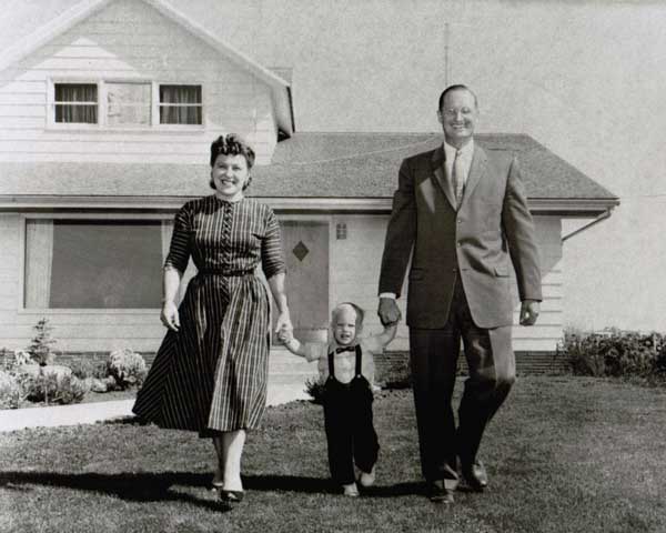 Stanton, Betty, and Larry Ganders. Circa 1958?